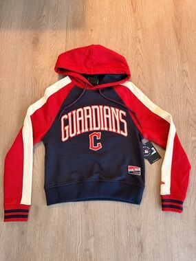 Guardians Colorblock Pullover Hoodie - Navy, Red & Cream